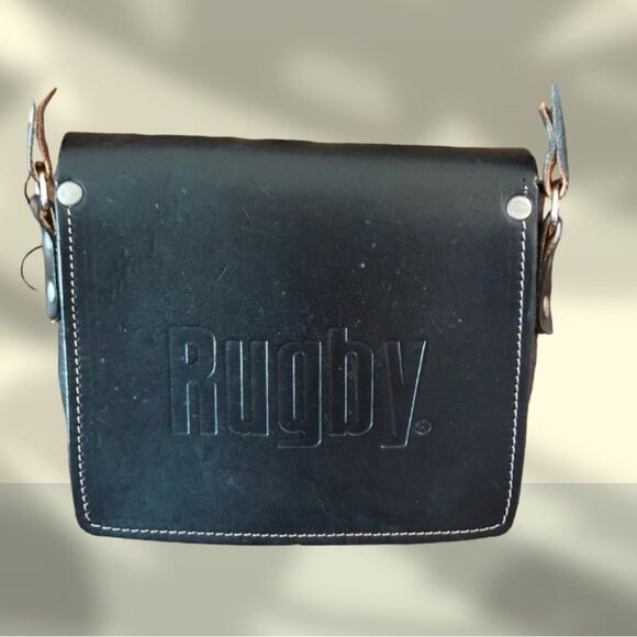 Rugby mini cross body leather bag - Picture 1 of 7